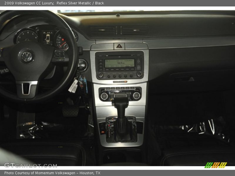 Reflex Silver Metallic / Black 2009 Volkswagen CC Luxury