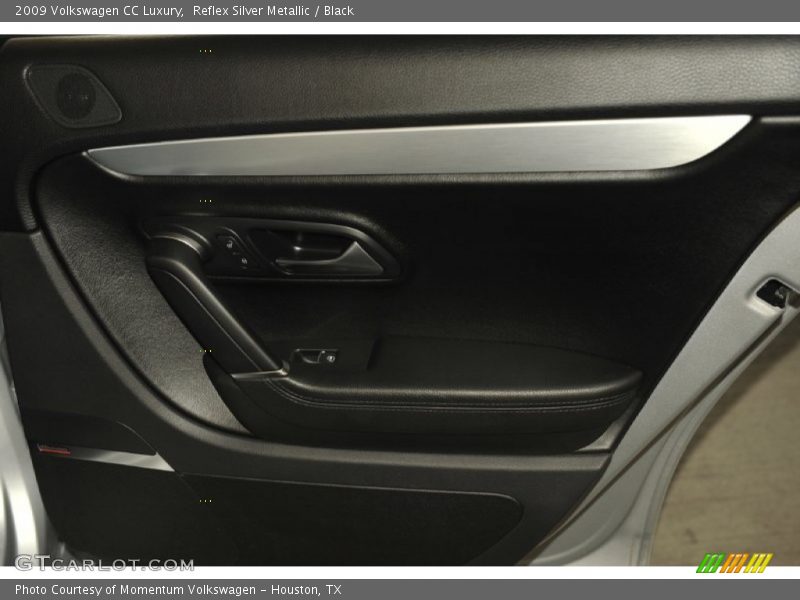 Reflex Silver Metallic / Black 2009 Volkswagen CC Luxury