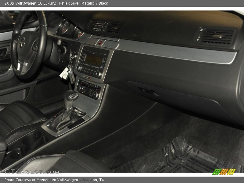 Reflex Silver Metallic / Black 2009 Volkswagen CC Luxury