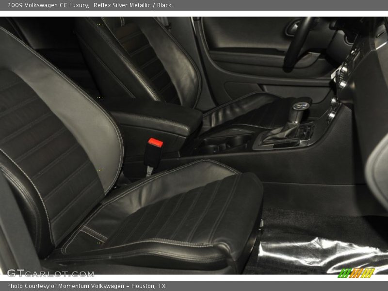 Reflex Silver Metallic / Black 2009 Volkswagen CC Luxury