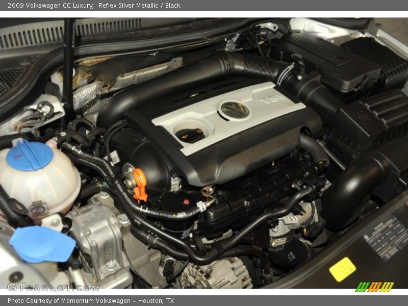 Reflex Silver Metallic / Black 2009 Volkswagen CC Luxury