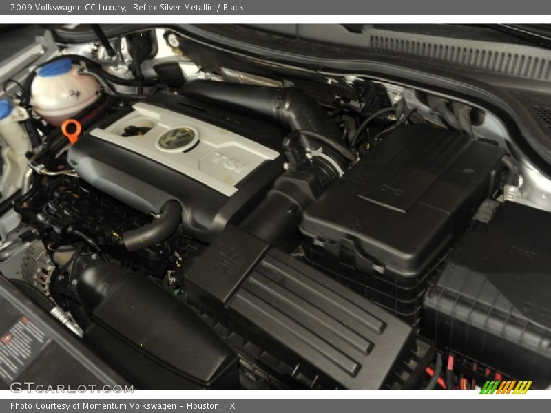 Reflex Silver Metallic / Black 2009 Volkswagen CC Luxury