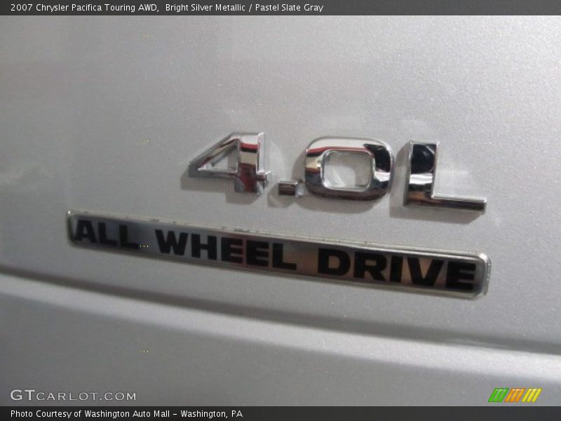 Bright Silver Metallic / Pastel Slate Gray 2007 Chrysler Pacifica Touring AWD