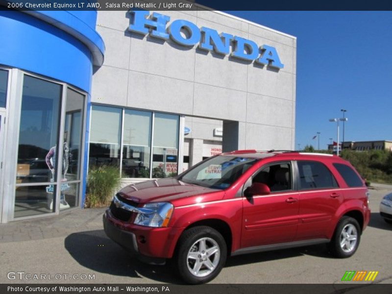 Salsa Red Metallic / Light Gray 2006 Chevrolet Equinox LT AWD