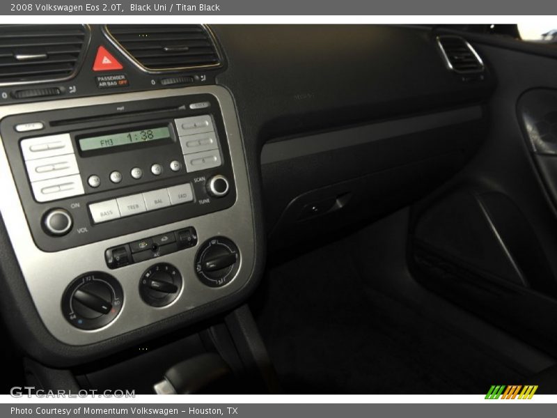Black Uni / Titan Black 2008 Volkswagen Eos 2.0T