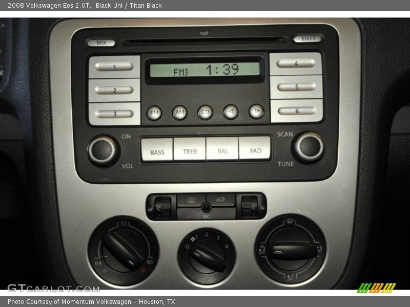 Black Uni / Titan Black 2008 Volkswagen Eos 2.0T