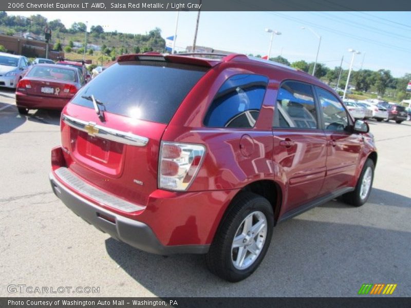 Salsa Red Metallic / Light Gray 2006 Chevrolet Equinox LT AWD