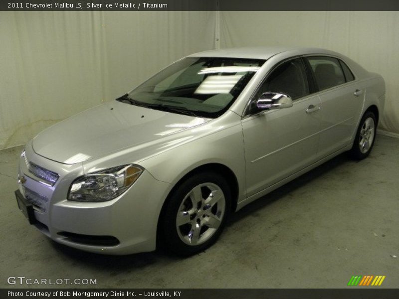 Silver Ice Metallic / Titanium 2011 Chevrolet Malibu LS
