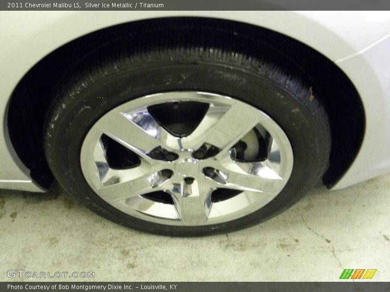 Silver Ice Metallic / Titanium 2011 Chevrolet Malibu LS