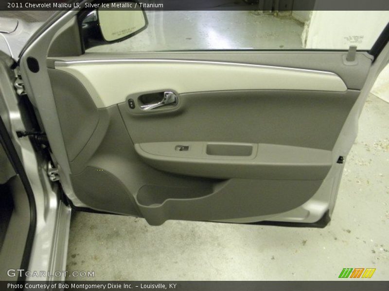 Silver Ice Metallic / Titanium 2011 Chevrolet Malibu LS