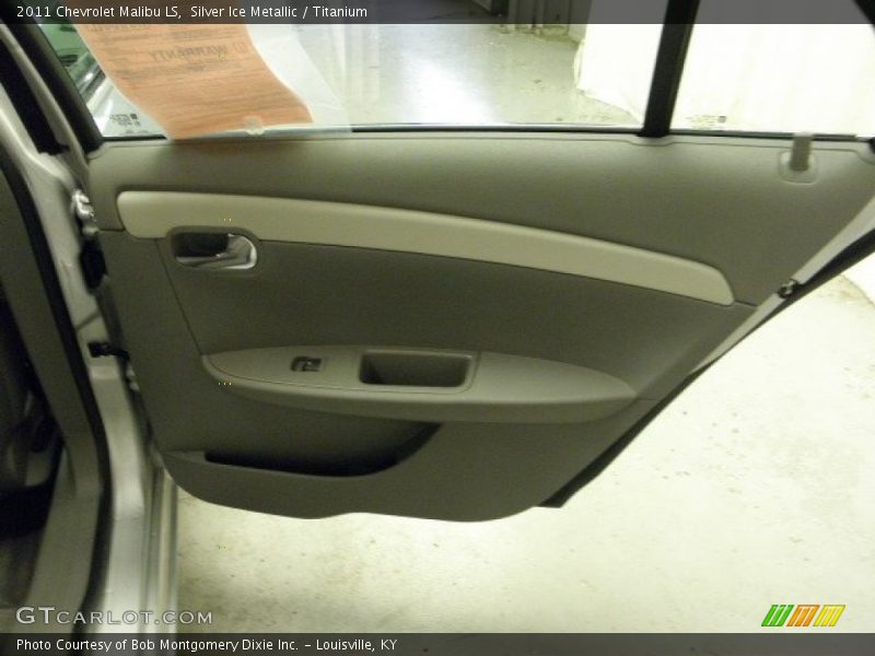 Silver Ice Metallic / Titanium 2011 Chevrolet Malibu LS