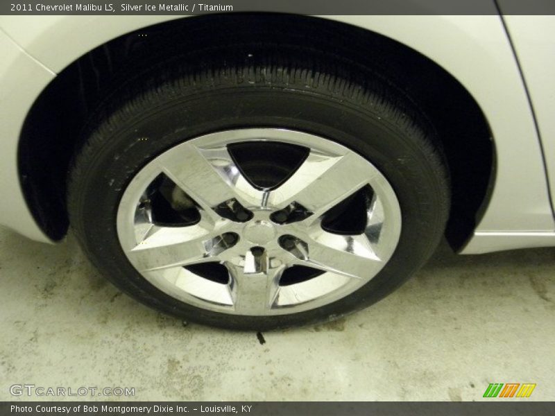 Silver Ice Metallic / Titanium 2011 Chevrolet Malibu LS