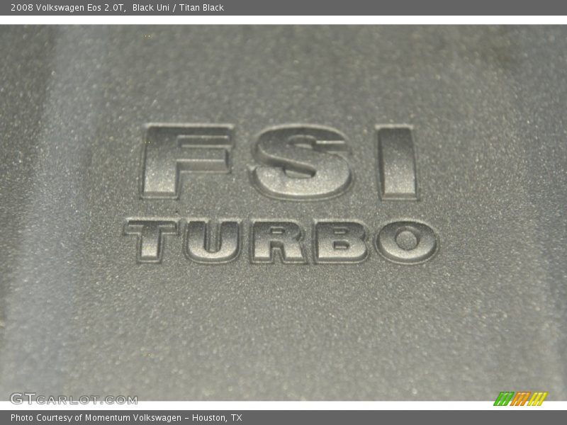 Black Uni / Titan Black 2008 Volkswagen Eos 2.0T