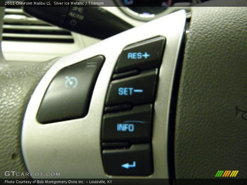 Silver Ice Metallic / Titanium 2011 Chevrolet Malibu LS