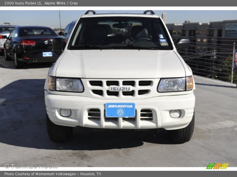 Alpine White / Gray 2000 Isuzu Rodeo LS