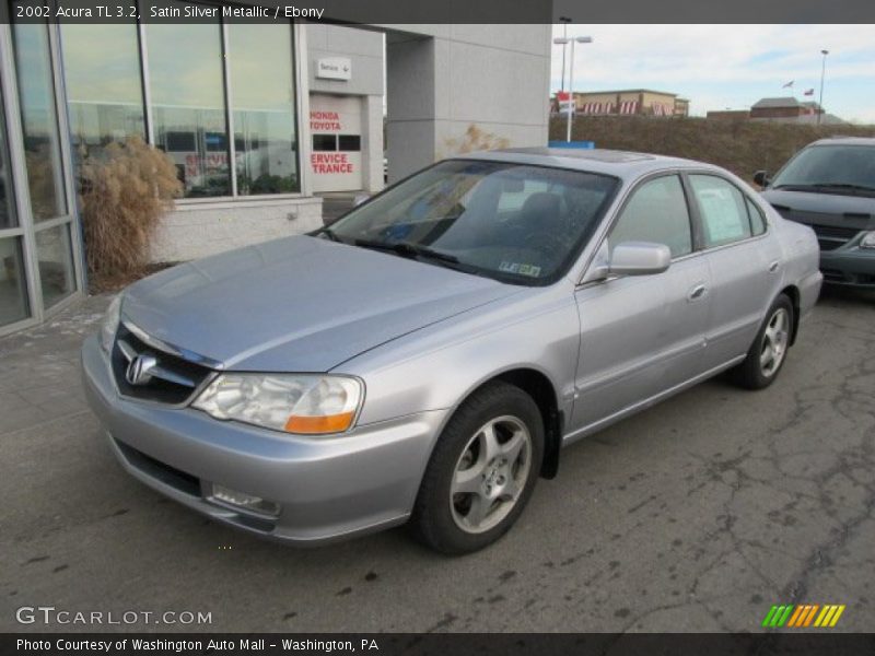 Satin Silver Metallic / Ebony 2002 Acura TL 3.2