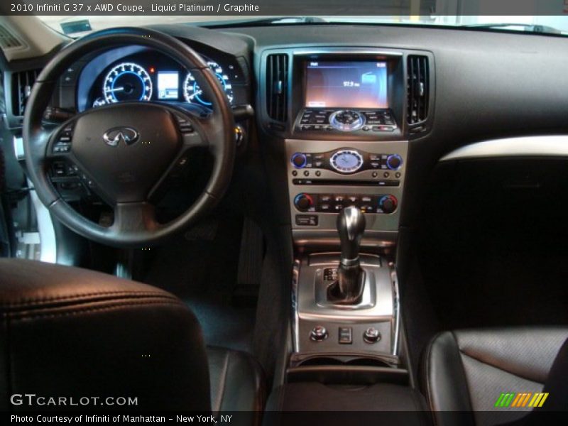 Liquid Platinum / Graphite 2010 Infiniti G 37 x AWD Coupe