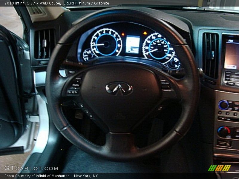 Liquid Platinum / Graphite 2010 Infiniti G 37 x AWD Coupe