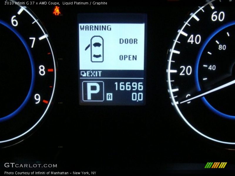 Liquid Platinum / Graphite 2010 Infiniti G 37 x AWD Coupe