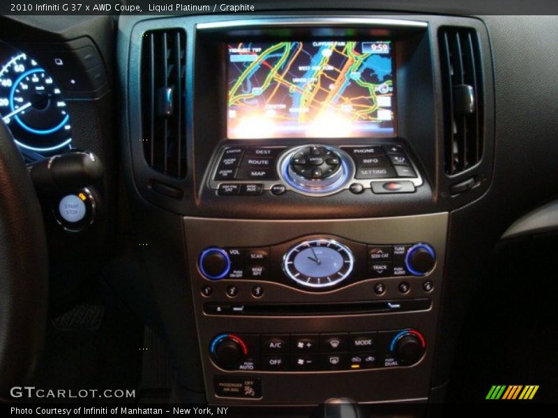 Liquid Platinum / Graphite 2010 Infiniti G 37 x AWD Coupe