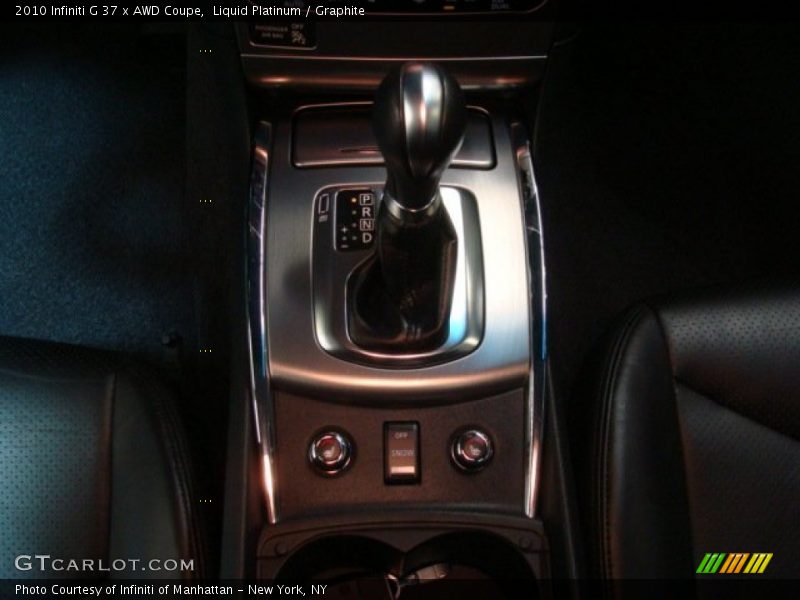 Liquid Platinum / Graphite 2010 Infiniti G 37 x AWD Coupe