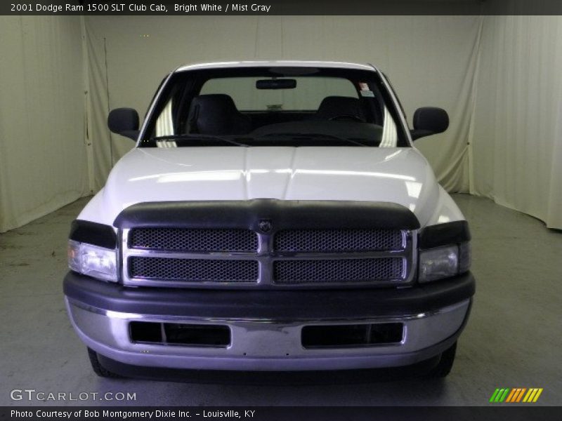 Bright White / Mist Gray 2001 Dodge Ram 1500 SLT Club Cab