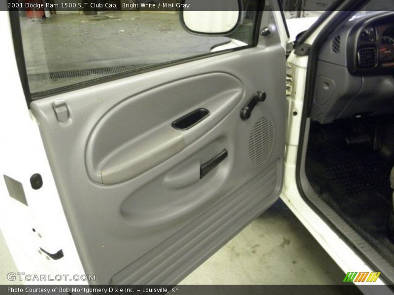 Bright White / Mist Gray 2001 Dodge Ram 1500 SLT Club Cab