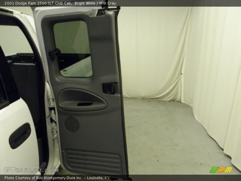 Bright White / Mist Gray 2001 Dodge Ram 1500 SLT Club Cab