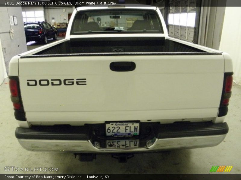 Bright White / Mist Gray 2001 Dodge Ram 1500 SLT Club Cab