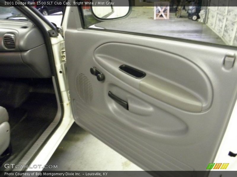 Bright White / Mist Gray 2001 Dodge Ram 1500 SLT Club Cab
