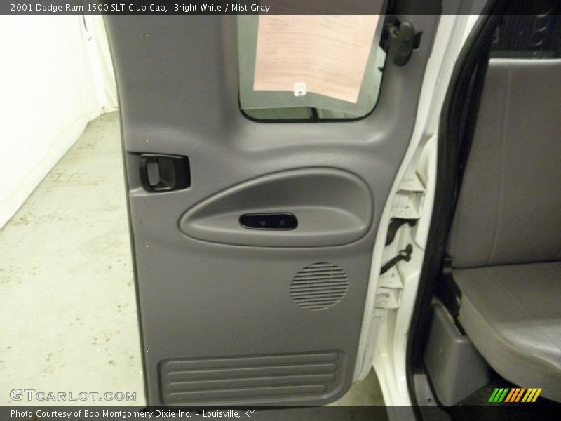Bright White / Mist Gray 2001 Dodge Ram 1500 SLT Club Cab