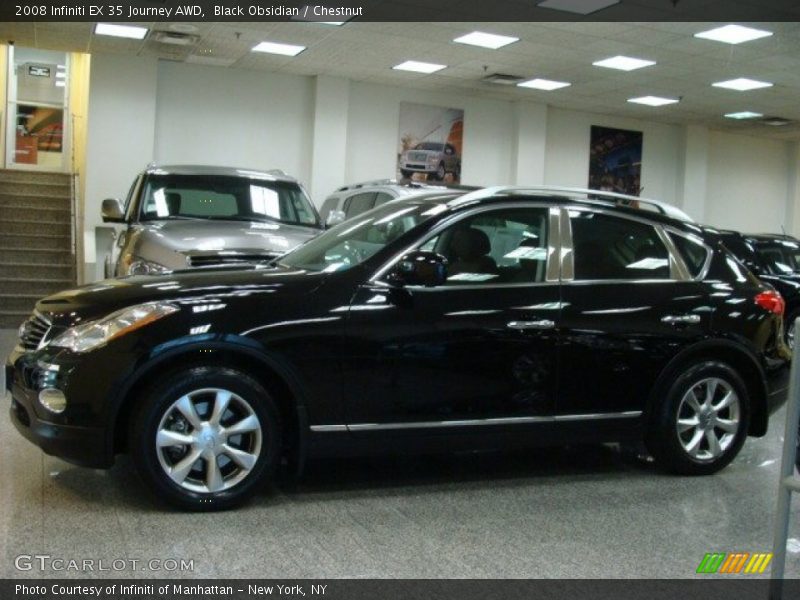 Black Obsidian / Chestnut 2008 Infiniti EX 35 Journey AWD