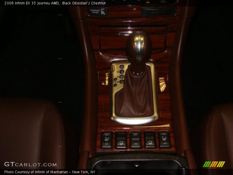 Black Obsidian / Chestnut 2008 Infiniti EX 35 Journey AWD