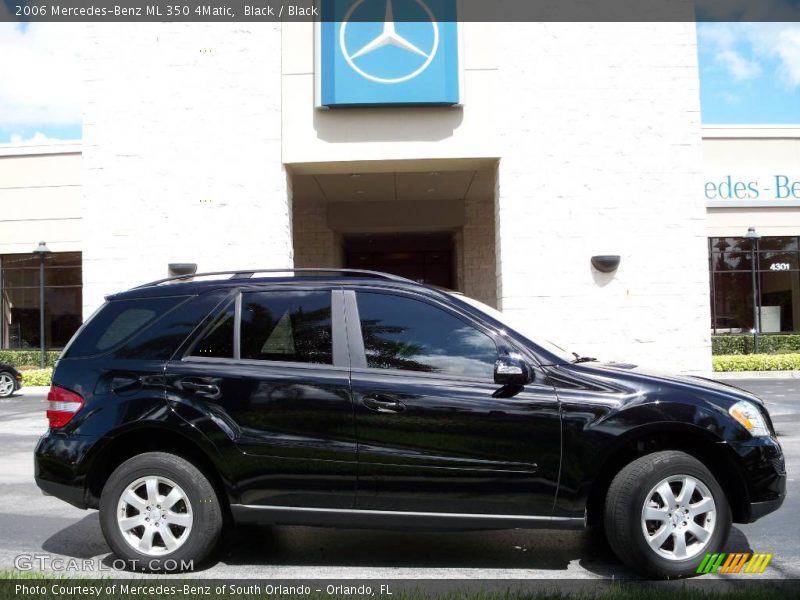 Black / Black 2006 Mercedes-Benz ML 350 4Matic