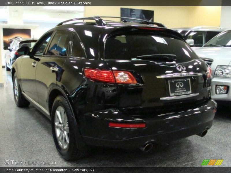 Black Obsidian / Graphite 2008 Infiniti FX 35 AWD