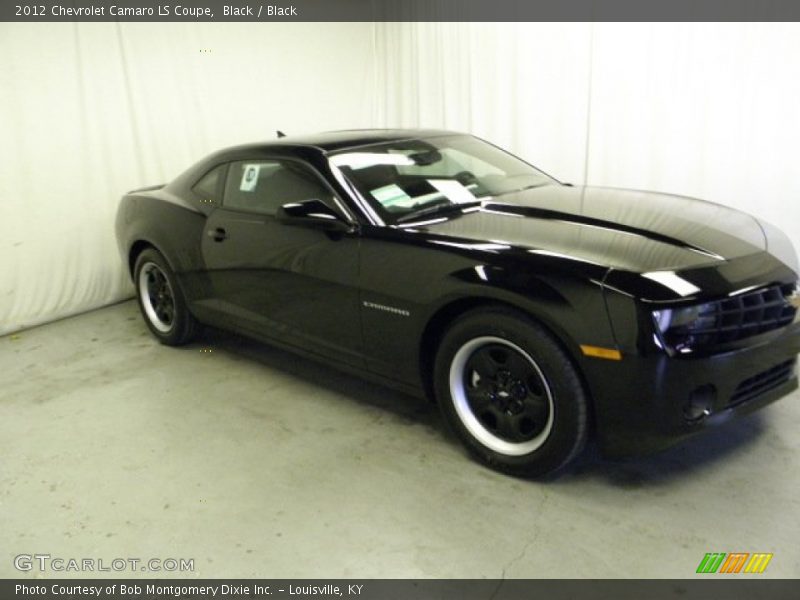 Black / Black 2012 Chevrolet Camaro LS Coupe