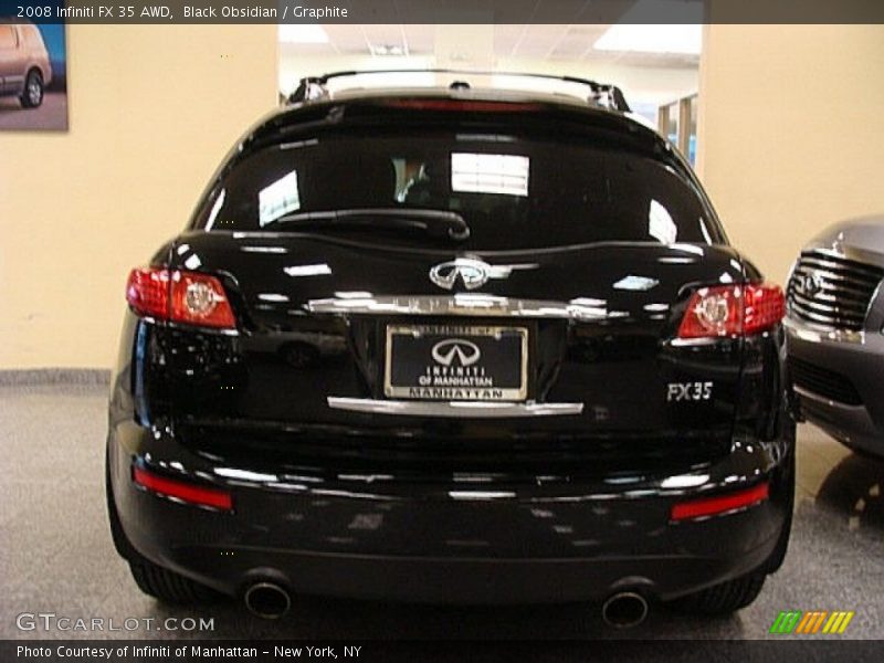 Black Obsidian / Graphite 2008 Infiniti FX 35 AWD