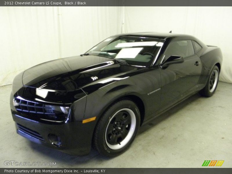 Black / Black 2012 Chevrolet Camaro LS Coupe