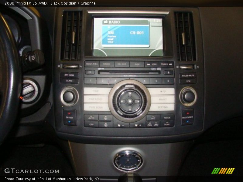 Black Obsidian / Graphite 2008 Infiniti FX 35 AWD