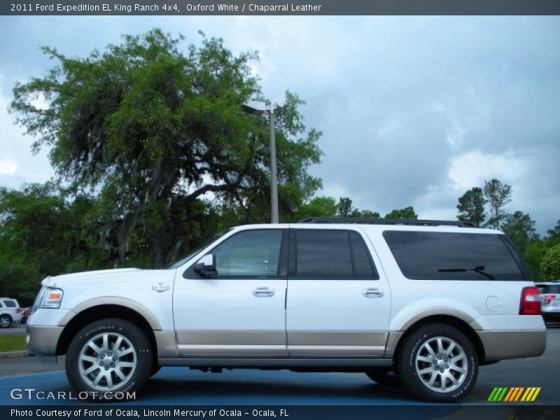Oxford White / Chaparral Leather 2011 Ford Expedition EL King Ranch 4x4