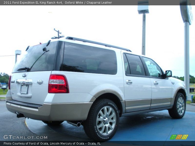 Oxford White / Chaparral Leather 2011 Ford Expedition EL King Ranch 4x4