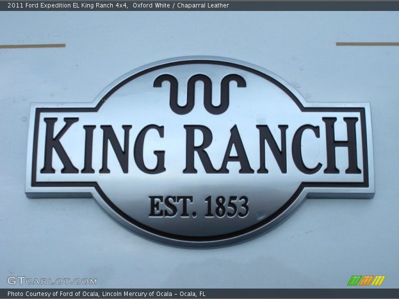 Oxford White / Chaparral Leather 2011 Ford Expedition EL King Ranch 4x4