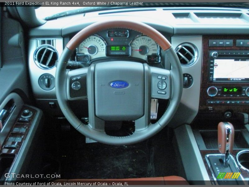Oxford White / Chaparral Leather 2011 Ford Expedition EL King Ranch 4x4