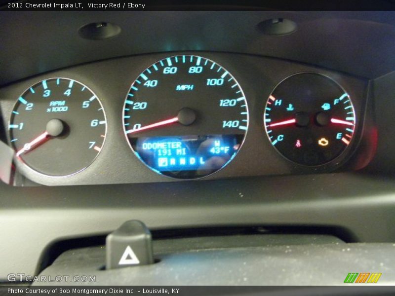 Victory Red / Ebony 2012 Chevrolet Impala LT