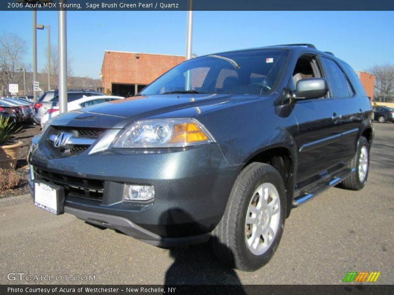 Sage Brush Green Pearl / Quartz 2006 Acura MDX Touring