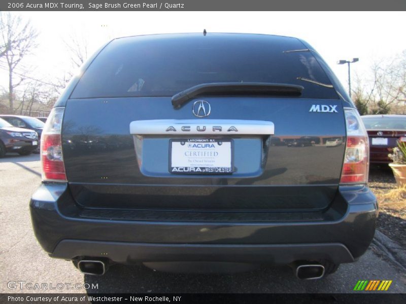 Sage Brush Green Pearl / Quartz 2006 Acura MDX Touring