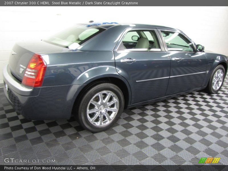 Steel Blue Metallic / Dark Slate Gray/Light Graystone 2007 Chrysler 300 C HEMI