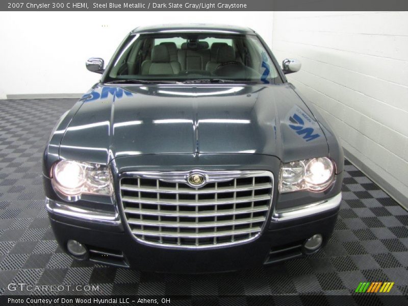 Steel Blue Metallic / Dark Slate Gray/Light Graystone 2007 Chrysler 300 C HEMI
