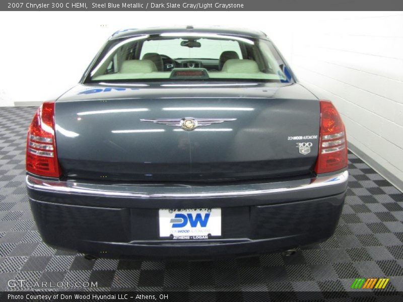 Steel Blue Metallic / Dark Slate Gray/Light Graystone 2007 Chrysler 300 C HEMI