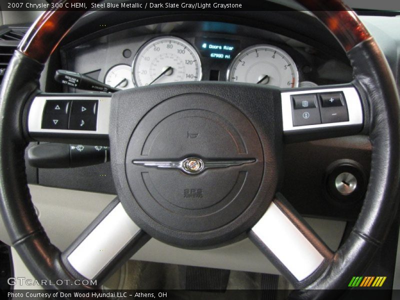 Steel Blue Metallic / Dark Slate Gray/Light Graystone 2007 Chrysler 300 C HEMI